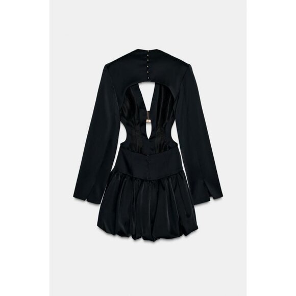 ZARA SHORT ANIMAL EMBOSSED FAUX LEATHER JACKET - Picture 10 of 11